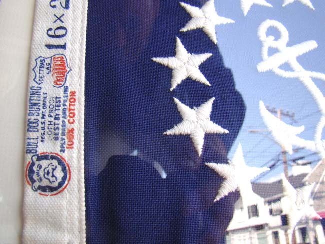 A Yacht Ensign made by the Bull Dog Bunting Company circa 1945-1955 — image 2